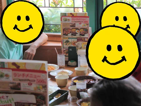 外食会（ランチ会）のようす